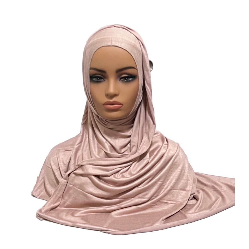 Hijab Beige Jersey Material Made in Dubai UAE 2/$20
